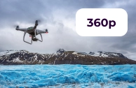 Drones image in 360p resolution